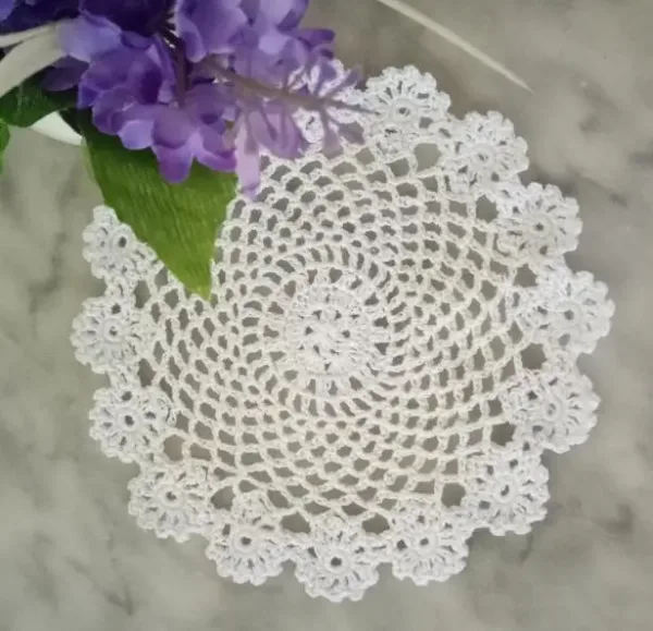 Set De Table Blanc Brodé