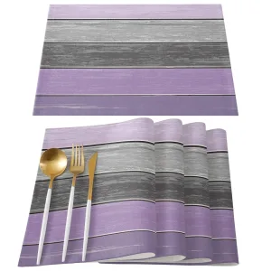Set De Table Effet Bois