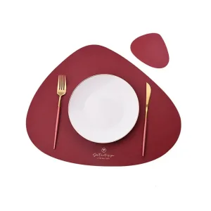 Set De Table Rouge Antidérapant