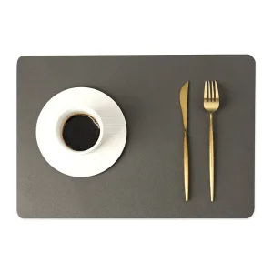 Set De Table Rectangulaire Gris