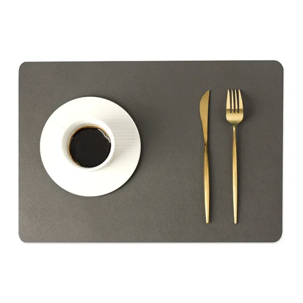Set De Table Rectangulaire Gris