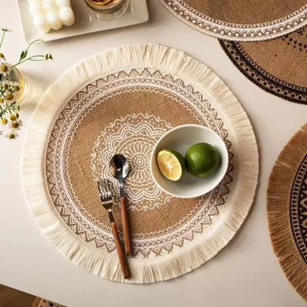 Set De Table Rond Bohème
