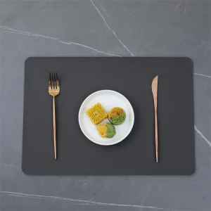 Set De Table Antidérapant Gris