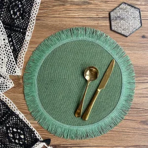 Set De Table Vert D'eau