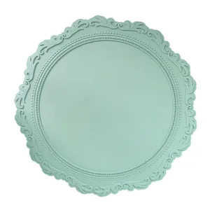 Set De Table Silicone Vert