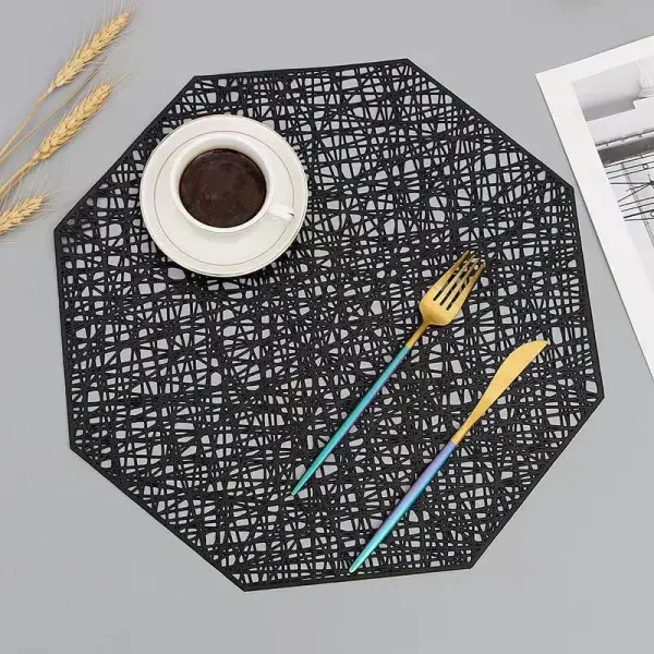Set De Table Noir Lavable