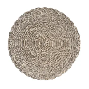 Set De Table Tressé Marron