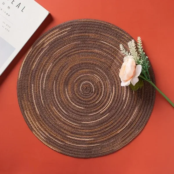 Set De Table Lavable Marron