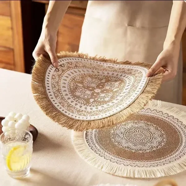 Set De Table Rond Jute