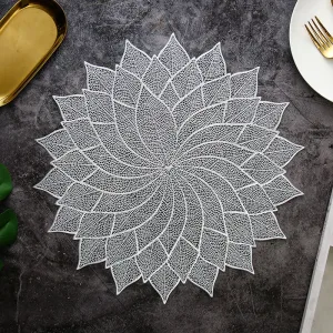 Set De Table Noel Argent