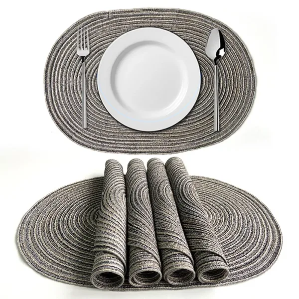 Set De Table Ovale Plastique