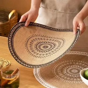 Set De Table Paille Rond
