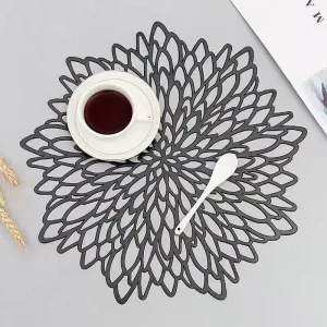 Set De Table Noir Plastique