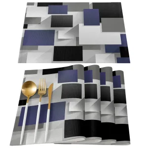 Set De Table En Lin De Couleur