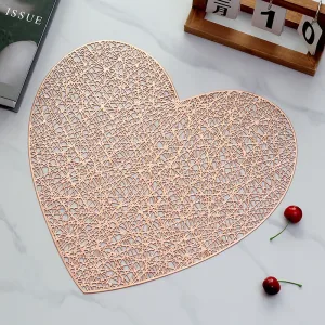 Set De Table Coeur Mariage