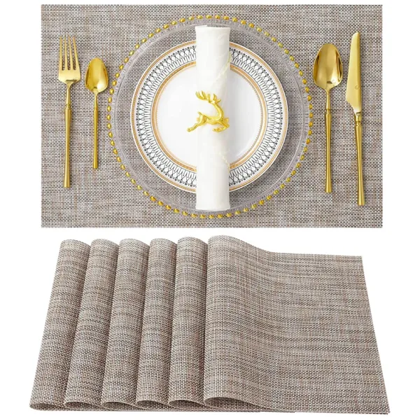 Set De Table En Bambou Naturel
