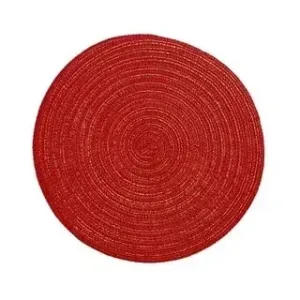 Set De Table Plastique Rouge