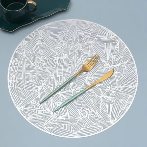 Set De Table Blanc Pvc Design