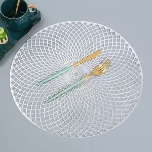 Set De Table Blanc Plastique