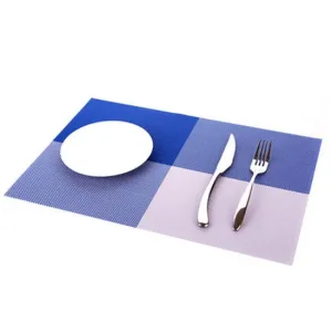 Set De Table Plastique Bleu