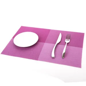 Set De Table Violet Plastique