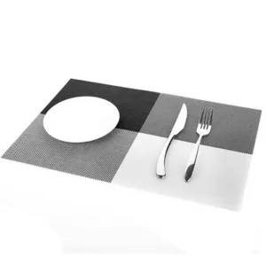 Set De Table Plastique Noir